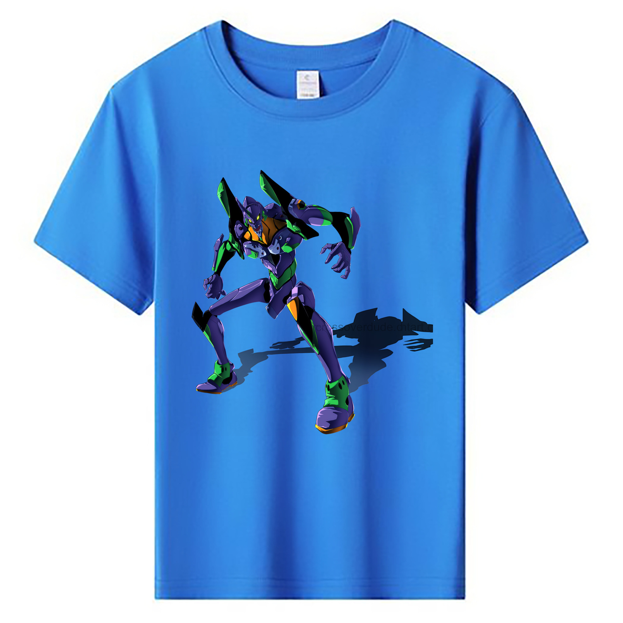 （画像用） EVA 新世紀エヴァンゲリオン 綿100％キッズTシャツ（フロントプリント）